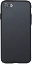 Пластиковая накладка soft-touch с защитой торцов Joyroom для Apple iPhone 7 (4.7") (Черный)
