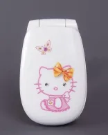 Телефон-раскладушка Hello Kitty White