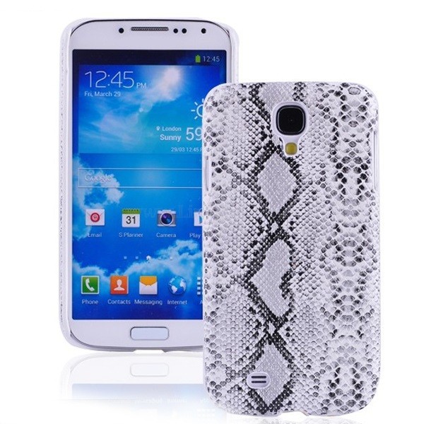 Кожаная накладка SAYOO Snake series для Samsung i9500 Galaxy S4 (Белый) - ITMag