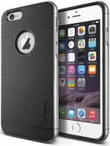 Verus Iron Shield case for iPhone 6/6S (Black-Silver)