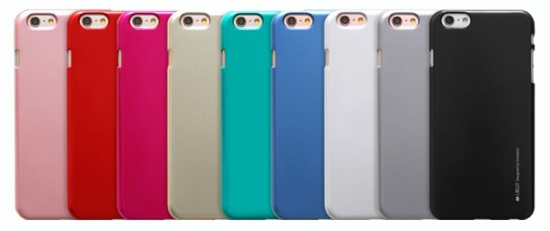TPU чехол Mercury iJelly Metal series для Apple iPhone 6/6s (4.7") (Серый) - ITMag