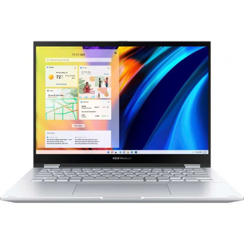 Купить Ноутбук ASUS VivoBook S 14 Flip TP3402VA Cool Silver (TP3402VA-LZ201W) - ITMag