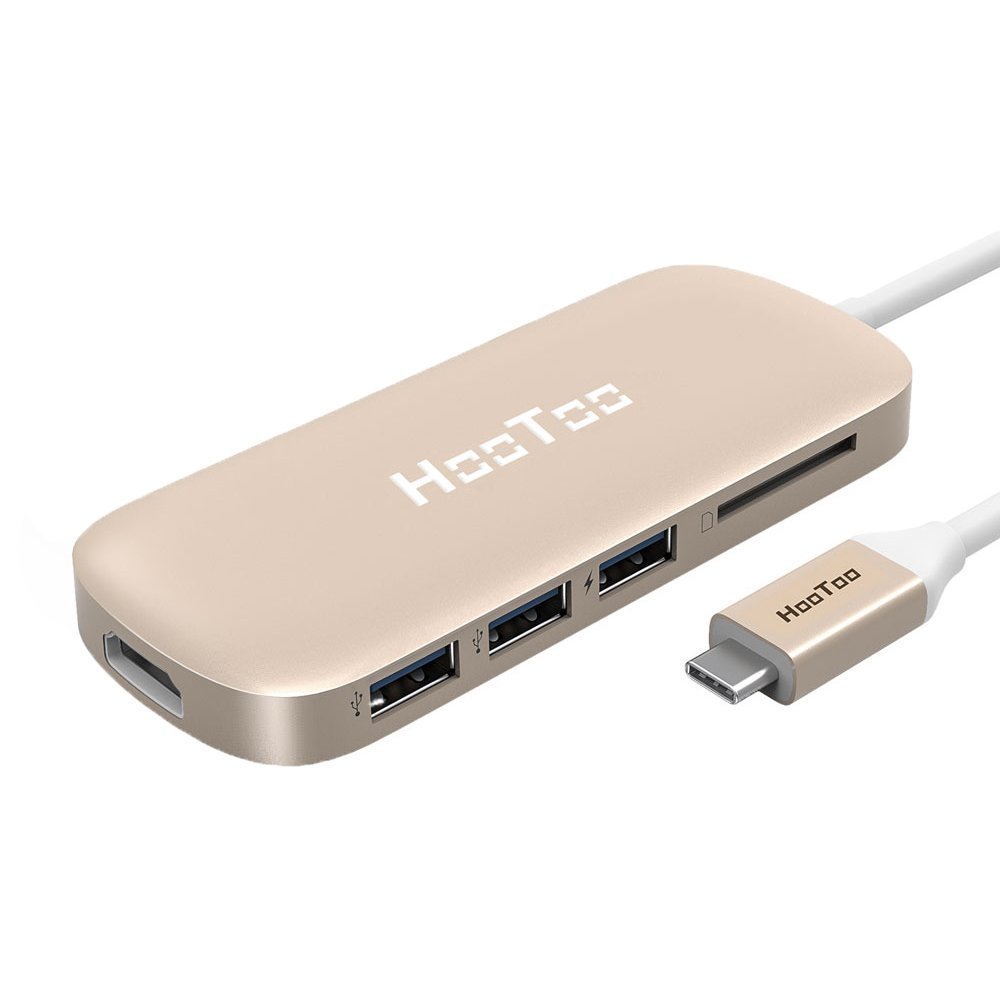 USB Hub HooToo Shuttle Gold (HT-UC001-GD) - ITMag