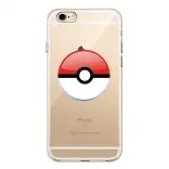 TPU чехол EGGO Pokemon Go Poke Ball для iPhone 6/6S (Red)