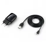 Сетевое зарядное устройство HTC TC E250 USB AC Adapter Travel Charger + DC M410 Micro USB кабель