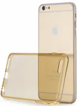 TPU чехол ROCK Slim Jacket для Apple iPhone 6/6S (4.7") (Золотой / Transparent Gold)