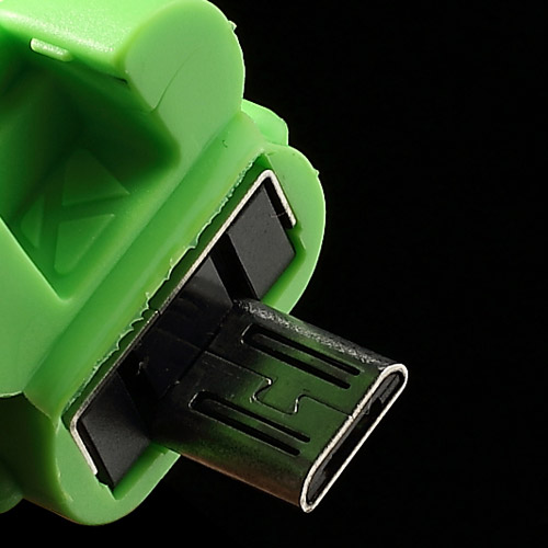 OTG-переходник EGGO microUSB-USB Зеленый - ITMag