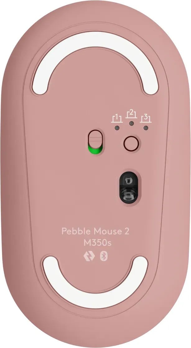 Logitech Pebble Mouse 2 M350s Tonal Rose (910-007014) - ITMag