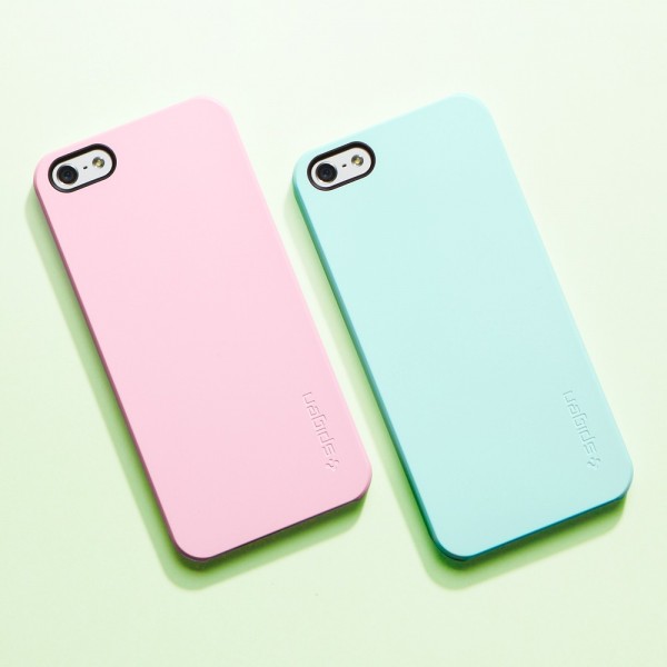Пластиковая накладка SGP Ultra Thin Air Series для Apple iPhone 5/5S (+ пленка) (Розовый / Sherbet Pink) - ITMag