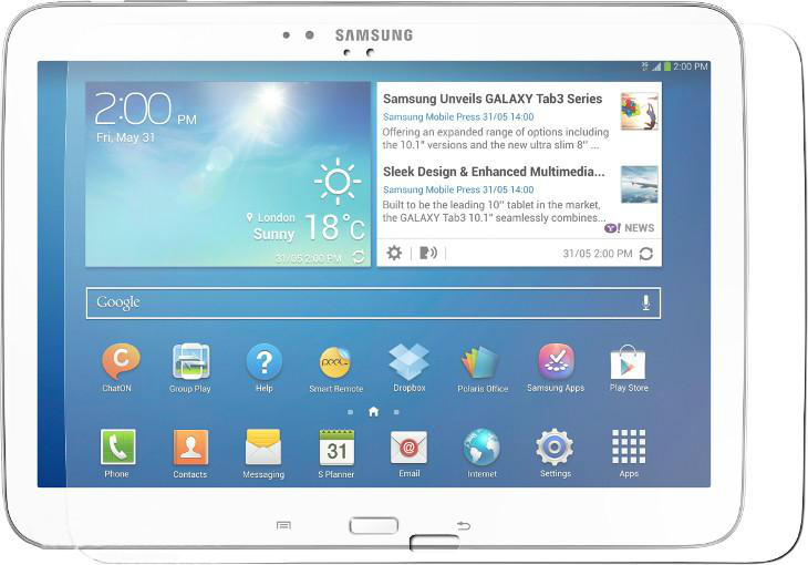 Защитное стекло EGGO Samsung Galaxy Tab 2 10.1  - ITMag