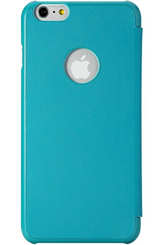 Кожаный чехол (книжка) Rock Uni Series для Apple iPhone 6 Plus/6S Plus (5.5") (Бирюзовый / Blue) - ITMag