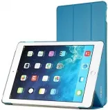 Кожаный чехол (книжка) Rock Uni Series для Apple iPad Air 2 (Синий / Blue)