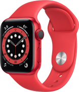 Apple Watch Series 6 GPS + Cellular 40mm (PRODUCT)RED Aluminum Case w. (PRODUCT)RED Sport B. (M02T3)