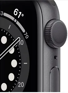 Apple Watch SE GPS 40mm Space Gray Aluminum Case w. Black Sport B. (MYDP2) - ITMag