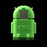 OTG-переходник EGGO microUSB-USB Зеленый