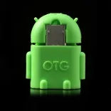 OTG-переходник EGGO microUSB-USB Зеленый