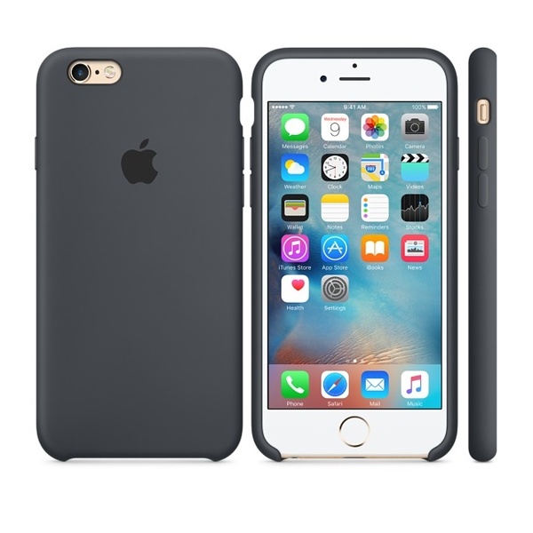 Apple iPhone 6s Silicone Case - Charcoal Gray MKY02 - ITMag