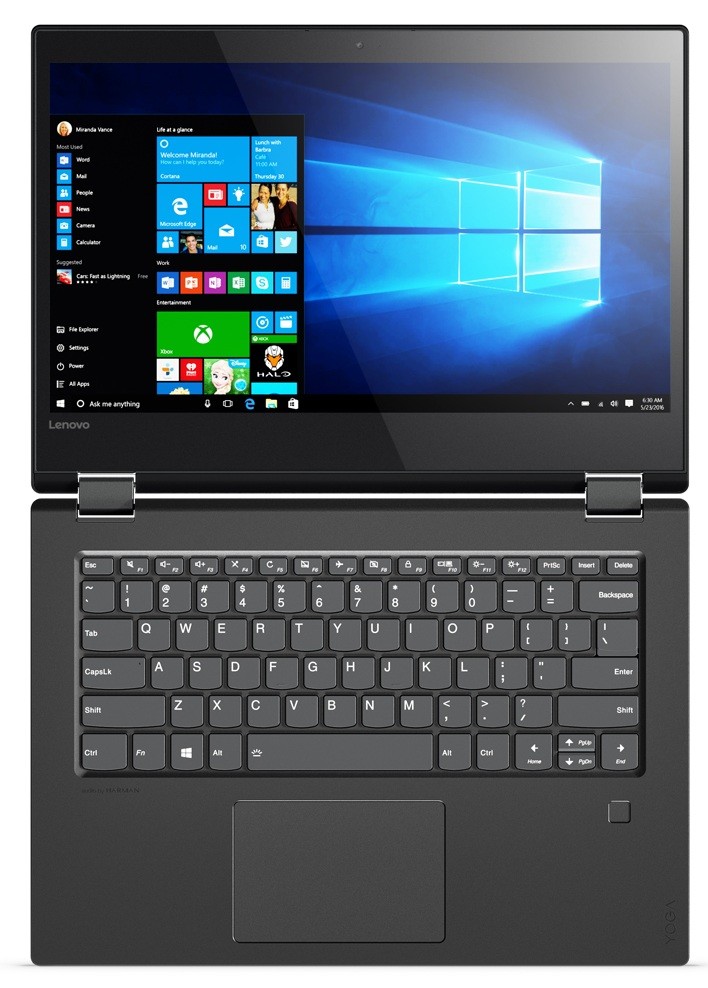 Купить Ноутбук Lenovo YOGA 520-14 Onyx Black (81C800FBRA) - ITMag