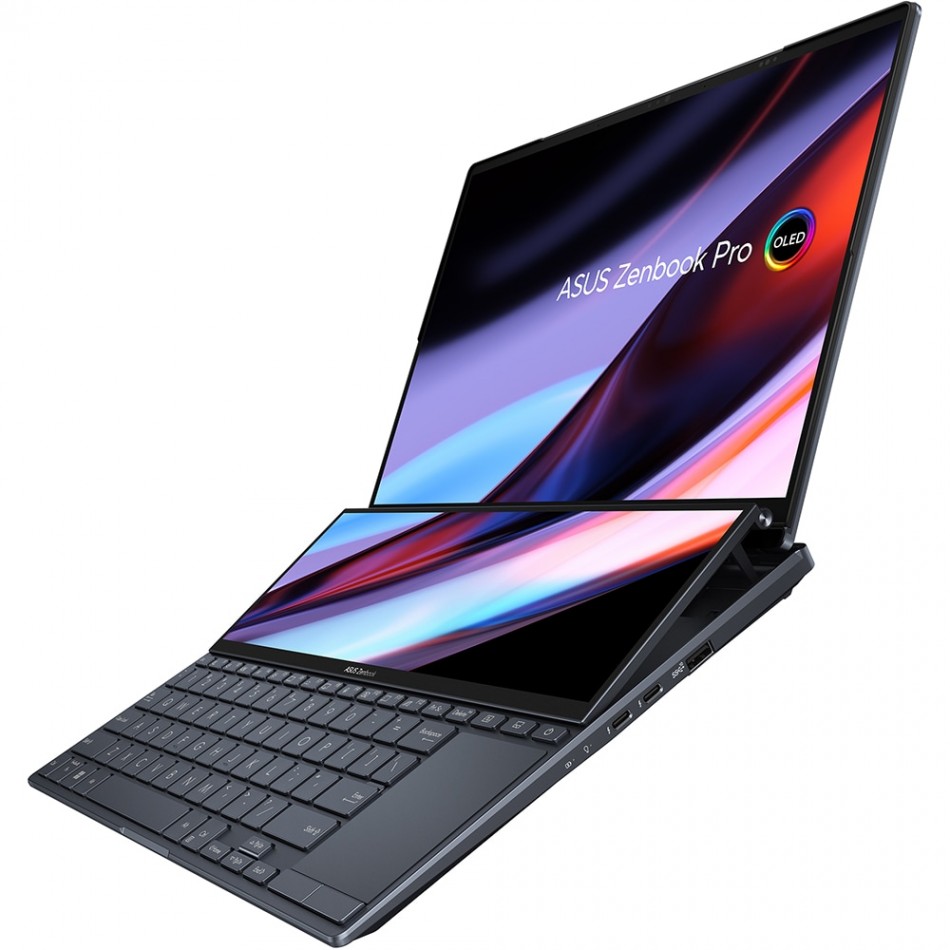 Купить Ноутбук ASUS Zenbook Pro 14 Duo OLED UX8402ZE Tech Black (UX8402ZE-M3165W, 90NB0X82-M00A20) - ITMag