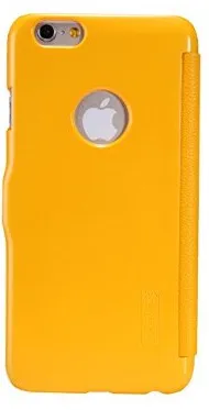 Кожаный чехол (книжка) Nillkin Fresh Series для Apple iPhone 6 Plus/6S Plus (Желтый) - ITMag
