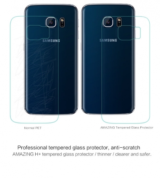 Защитное стекло Nillkin Anti-Explosion Glass H+ (з. сторона) для Samsung G928 Galaxy S6 Edge + - ITMag