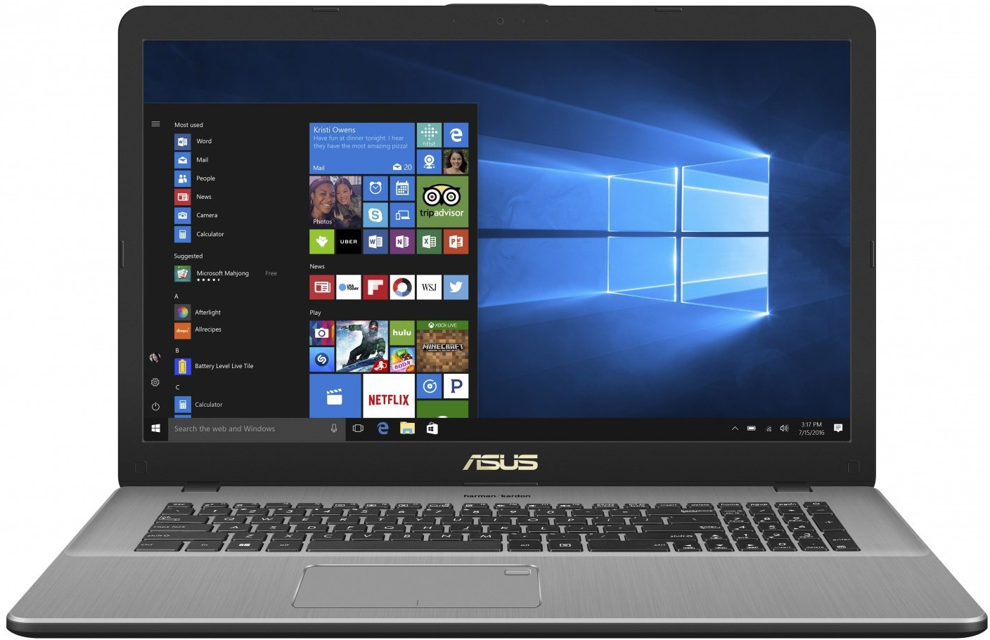 Купить Ноутбук ASUS VivoBook Pro 17 N705UD (N705UD-GC118T) Grey - ITMag