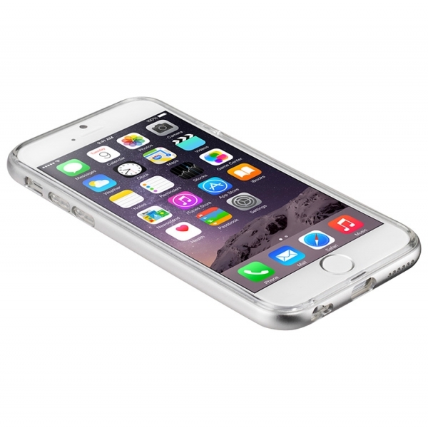 Бампер LAUT EXO-FRAME Aluminium bampers для iPhone 6/6S - Silver (LAUT_IP6_EX_SL) - ITMag