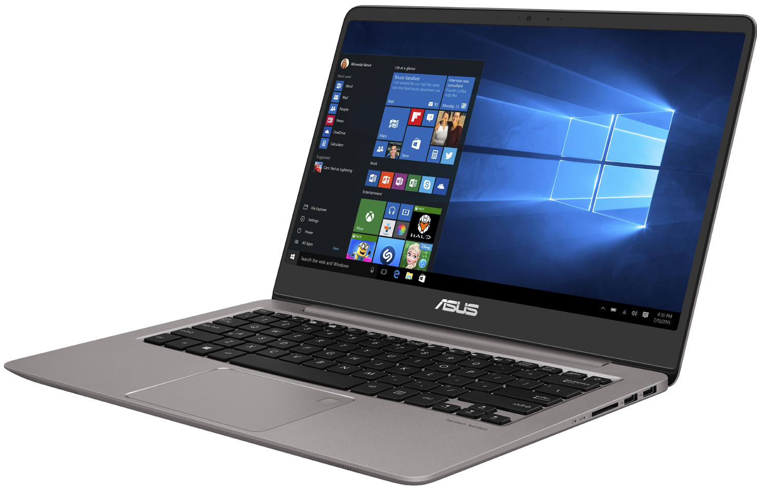 Купить Ноутбук ASUS ZenBook UX3410UA (UX3410UA-GV079T) Quartz Gray - ITMag