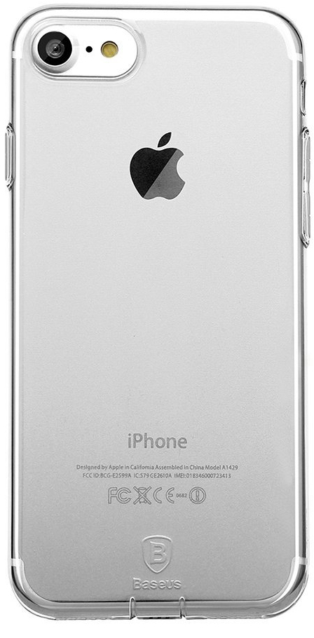 Чехол Baseus Simple Series Case (With-Pluggy) For iPhone7 Transparent (ARAPIPH7-A02) - ITMag