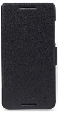 Кожаный чехол (книжка) Nillkin Fresh Series для HTC Desire 600 (Черный) - ITMag
