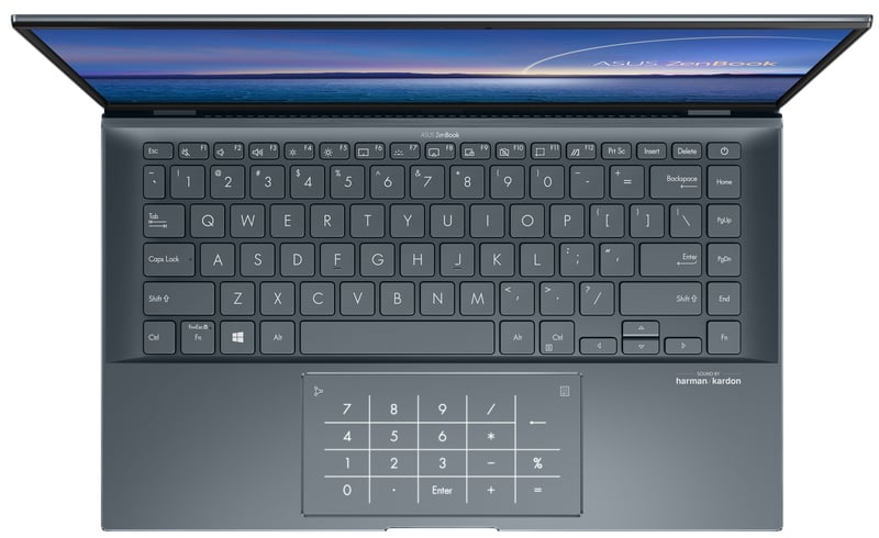 Купить Ноутбук ASUS ZenBook 14 Ultralight UX435EAL Pine Grey (UX435EAL-KC126; 90NB0S91-M000K0) - ITMag