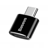 USB Type-C Baseus USB Female To Type-C Male Adapter Converter Black (CATOTG-01)