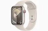 Apple Watch Series 9 GPS 45mm Starlight Aluminum Case with Starlight Sport Band (MR973)