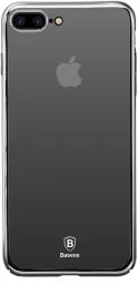 Чехол Baseus Glass Case For iPhone 7 Plus Mirror black (WIAPIPH7P-GZ01)