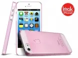 Пластиковая накладка IMAK 0,7 mm Color series для Apple iPhone 5/5S (Розовый)