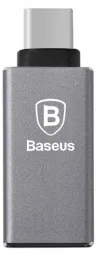 OTG Baseus Sharp Series type-c adapter Dark gray (CATYPEC-AD0G)