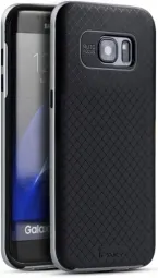 Чехол iPaky TPU+PC для Samsung G935F Galaxy S7 Edge (Черный / Серебряный)