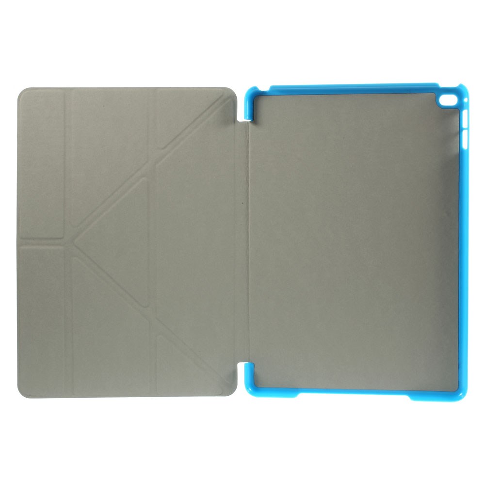 Чехол EGGO для iPad Air 2 Cross Texture Origami Stand Folio - Blue - ITMag