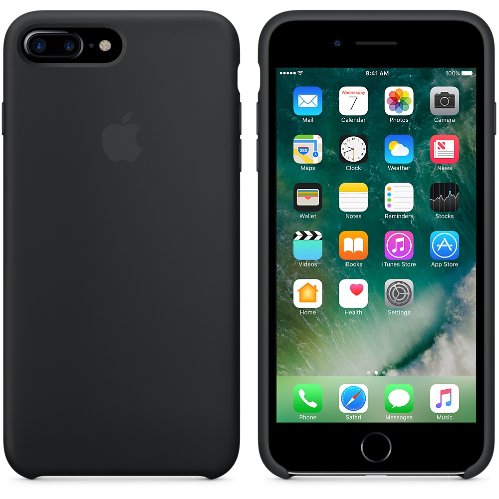 Apple iPhone 7 Plus Silicone Case - Black MMQR2 - ITMag