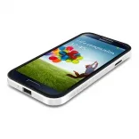 Чехол SGP Neo Hybrid Series для Samsung i9500 Galaxy S4 (+ наклейка на кнопку) (Белый / Infinity Whi