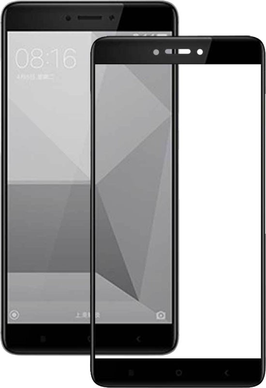 Защитное стекло EGGO на весь экран для Xiaomi Redmi Note 4x (Черное) - ITMag