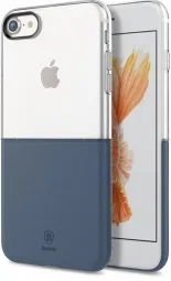 Чехол Baseus Half to Half Case For iPhone7 Dark Blue (WIAPIPH7-RY15)