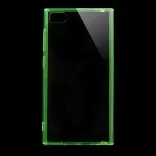Пластиковая накладка EGGO для Xiaomi MI-3 (Прозрачная/Зеленая)