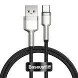 Кабель USB Type-C Baseus Cafule Series Metal Data Cable USB to Type-C 66W 1m Black (CAKF000101)