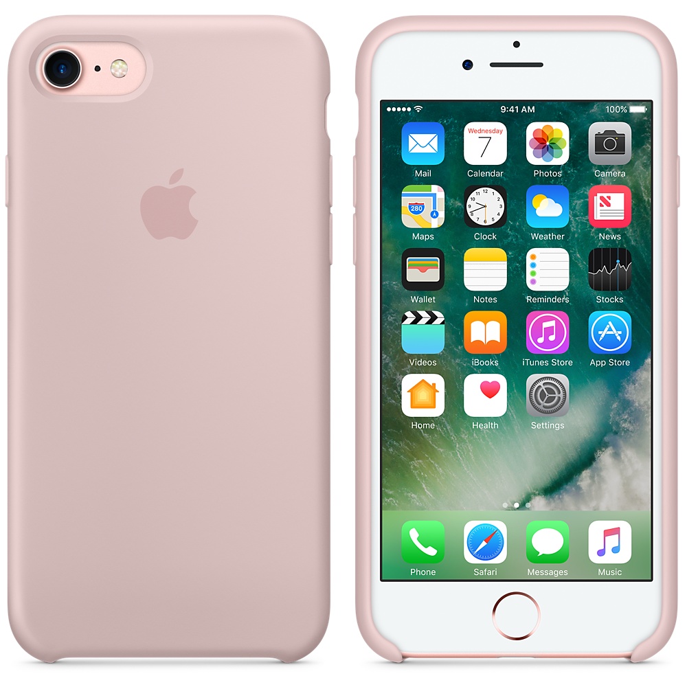 Apple iPhone 7 Silicone Case - Pink Sand MMX12 - ITMag