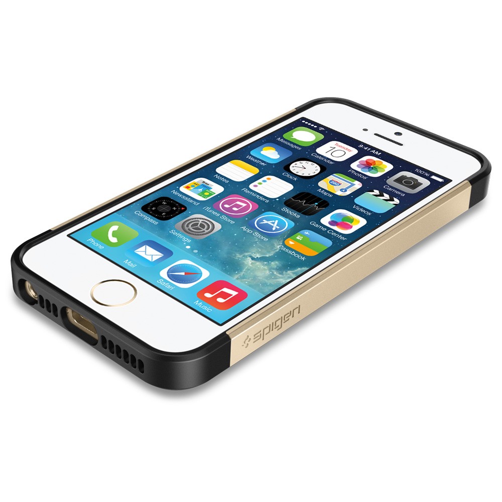 Чехол SGP iPhone 5S/5 Case Slim Armor S Champagne Gold (SGP10604) - ITMag