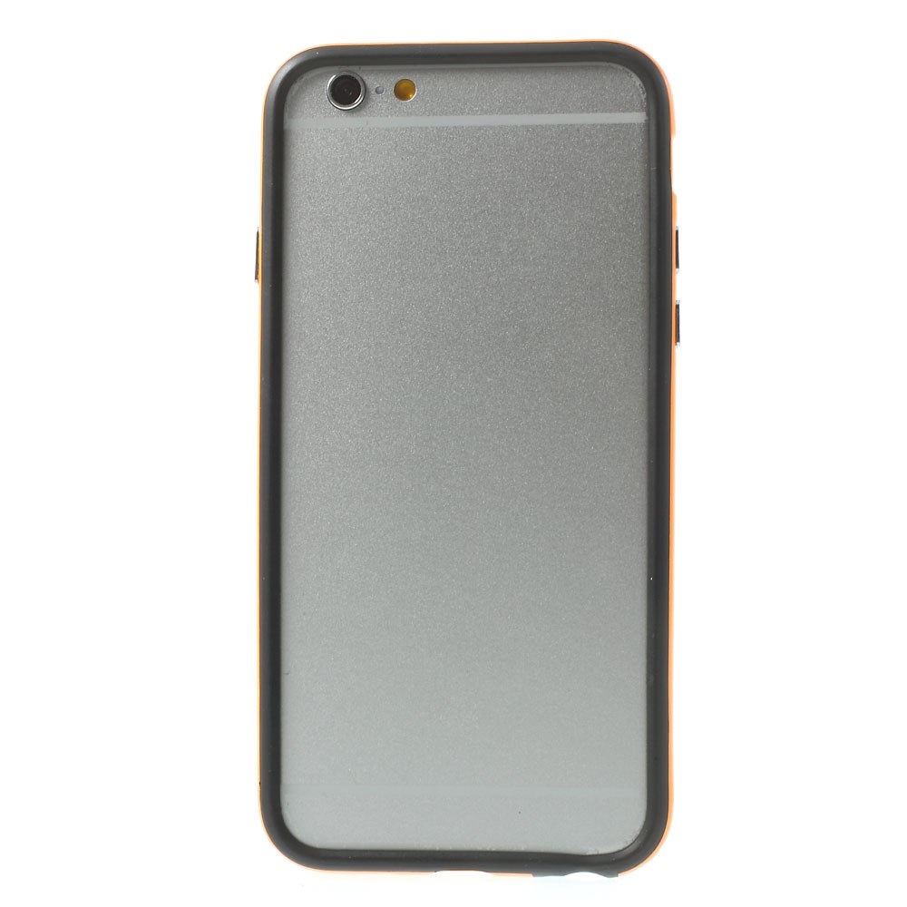 TPU бампер EGGO для iPhone 6/6S - Black / Orange - ITMag