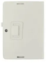 Кожаный чехол-книжка TTX с функцией подставки для Asus MeMO Pad HD 10 ME102A (Белый)