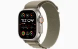Apple Watch Ultra 2 GPS + Cellular 49mm Titanium Case with Olive Alpine Loop - Small (MREX3)