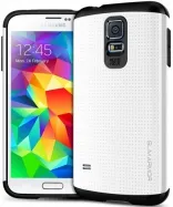 Пластиковая накладка SGP Slim Armor Series для Samsung G900 Galaxy S5 (Белый / Shimmery White)
